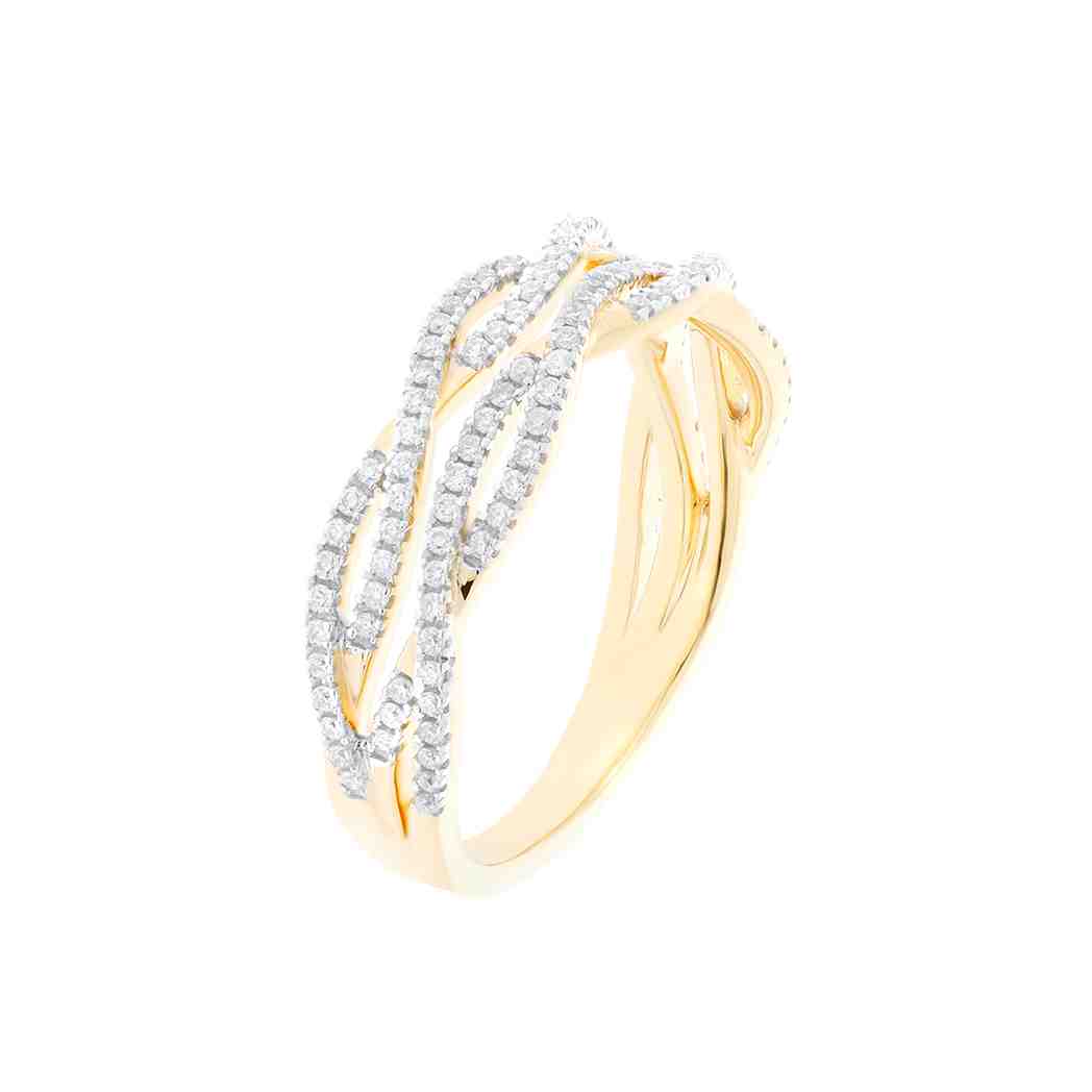 Crossover Band Ring LR11841A